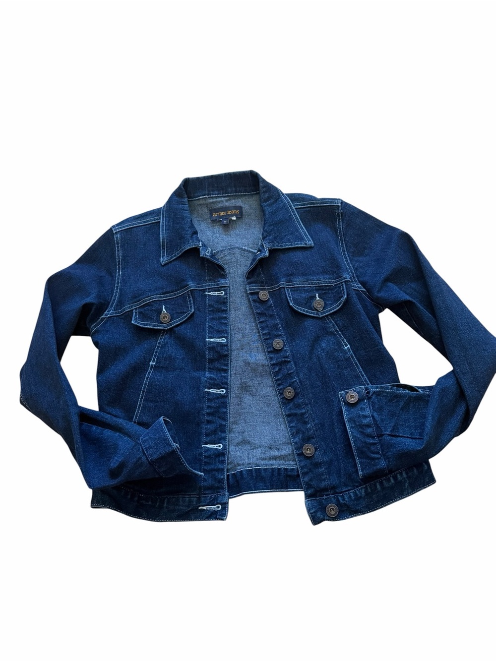 Armor Jeans Dark Indigo Denim Jacket M (fits S)